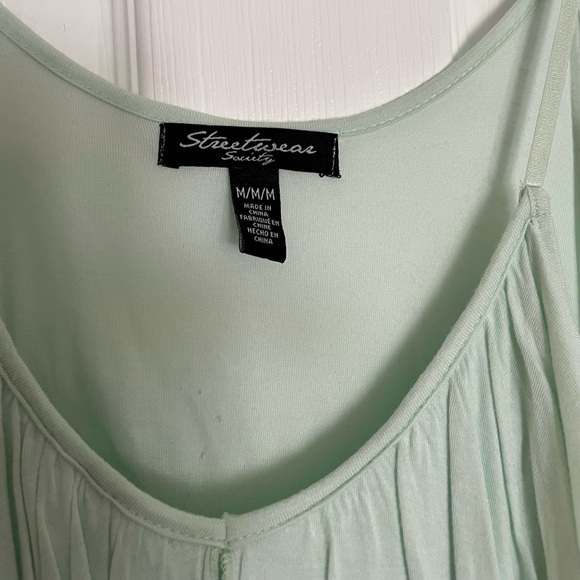 Streetwear Society mint spaghetti strap top M - Picture 3 of 3